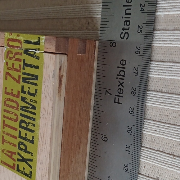 Latitude Zero Wood Cigar Box - Picture 7 of 10